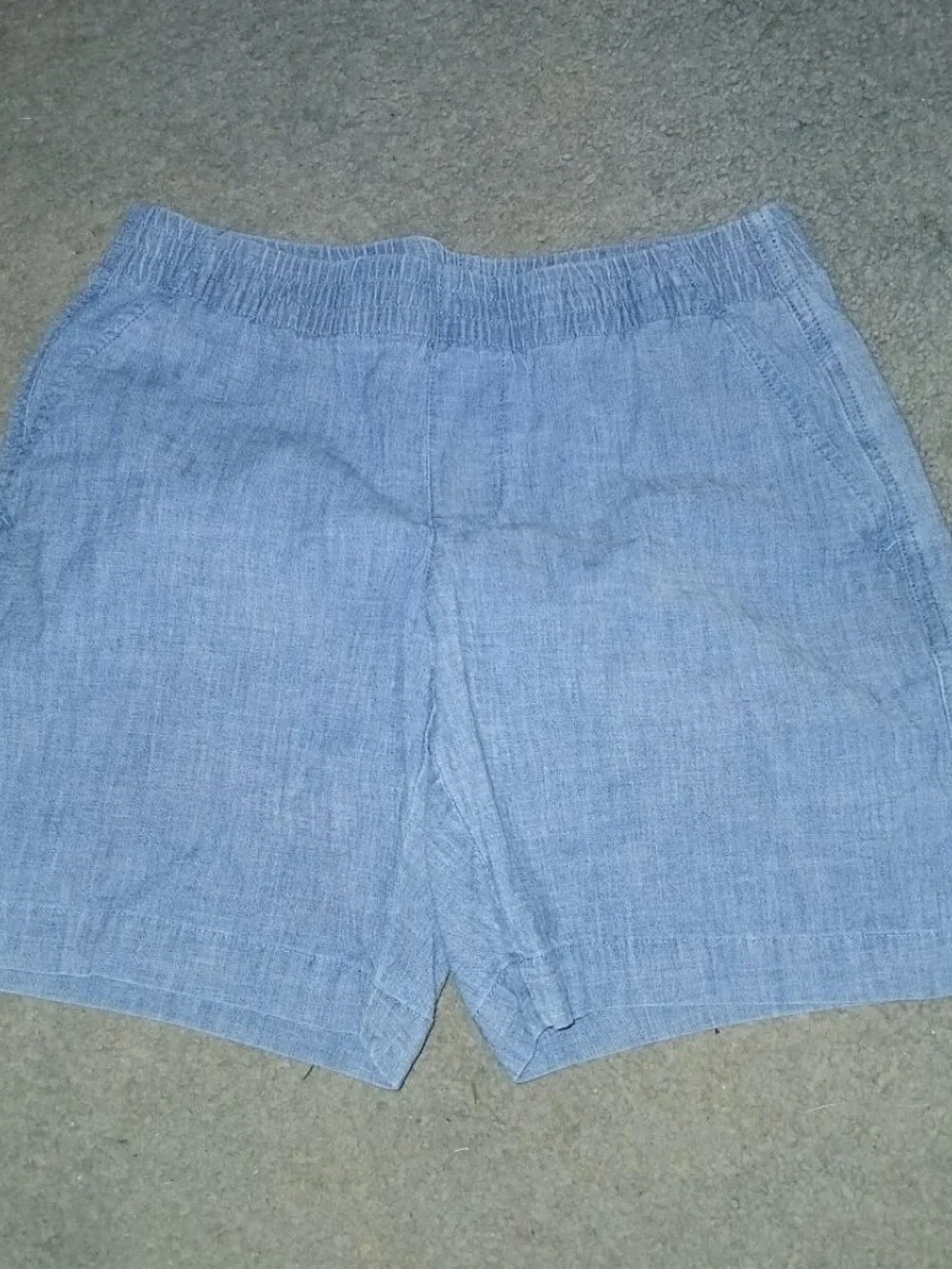 Land's end denim shorts